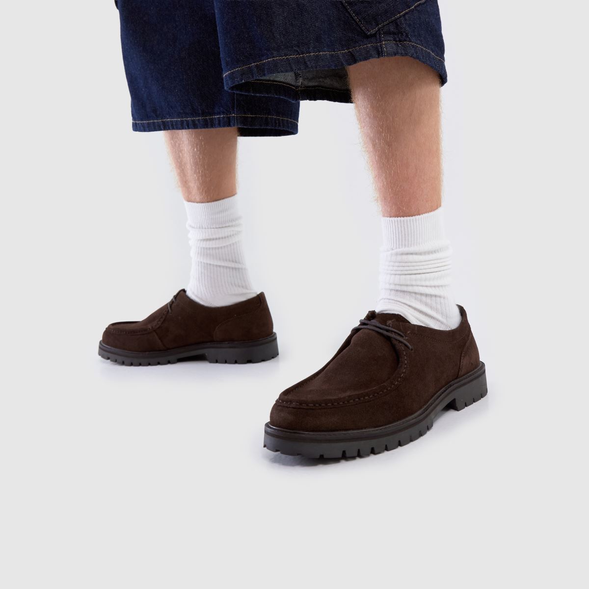 schuh  Presley Suede Apron in Brown schuh  Presley Suede Apron in Brown