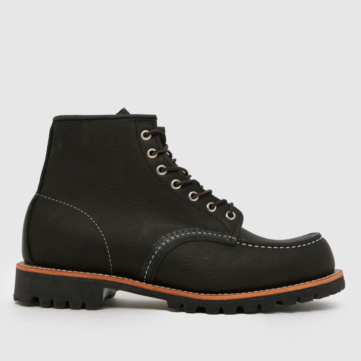 Red Wing  Roughneck Moc Toe in Black Red Wing  Roughneck Moc Toe in Black