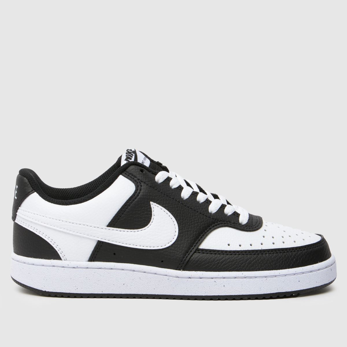 Nike  Court Vision Low in Black & White Nike  Court Vision Low in Black & White