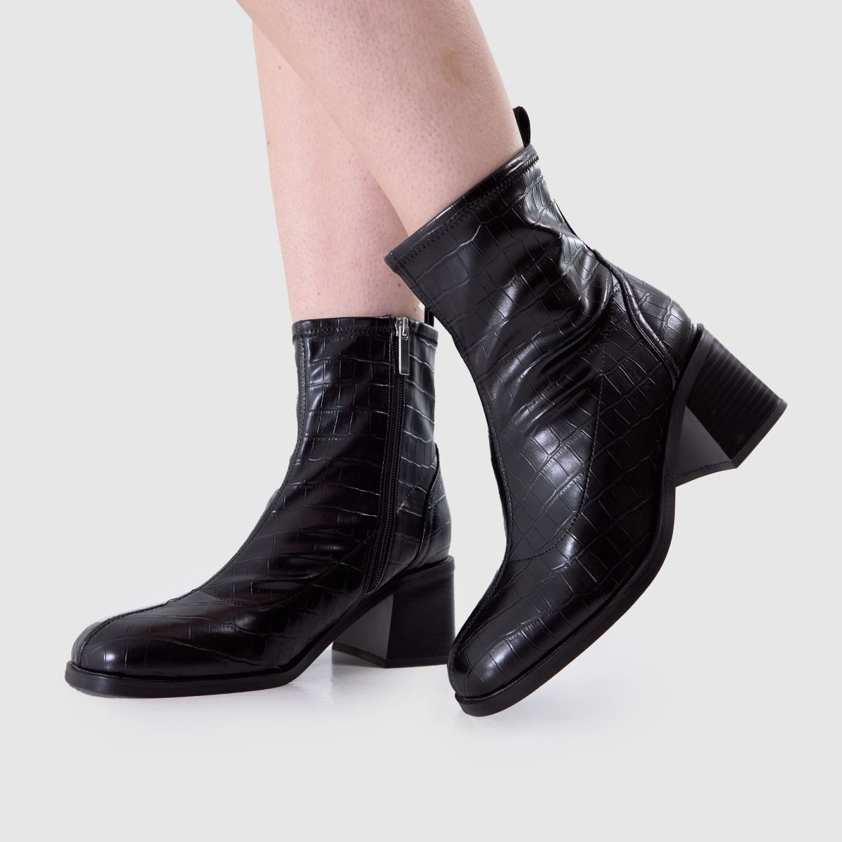 schuh  Wide Fit Brie Sock in Black schuh  Wide Fit Brie Sock in Black