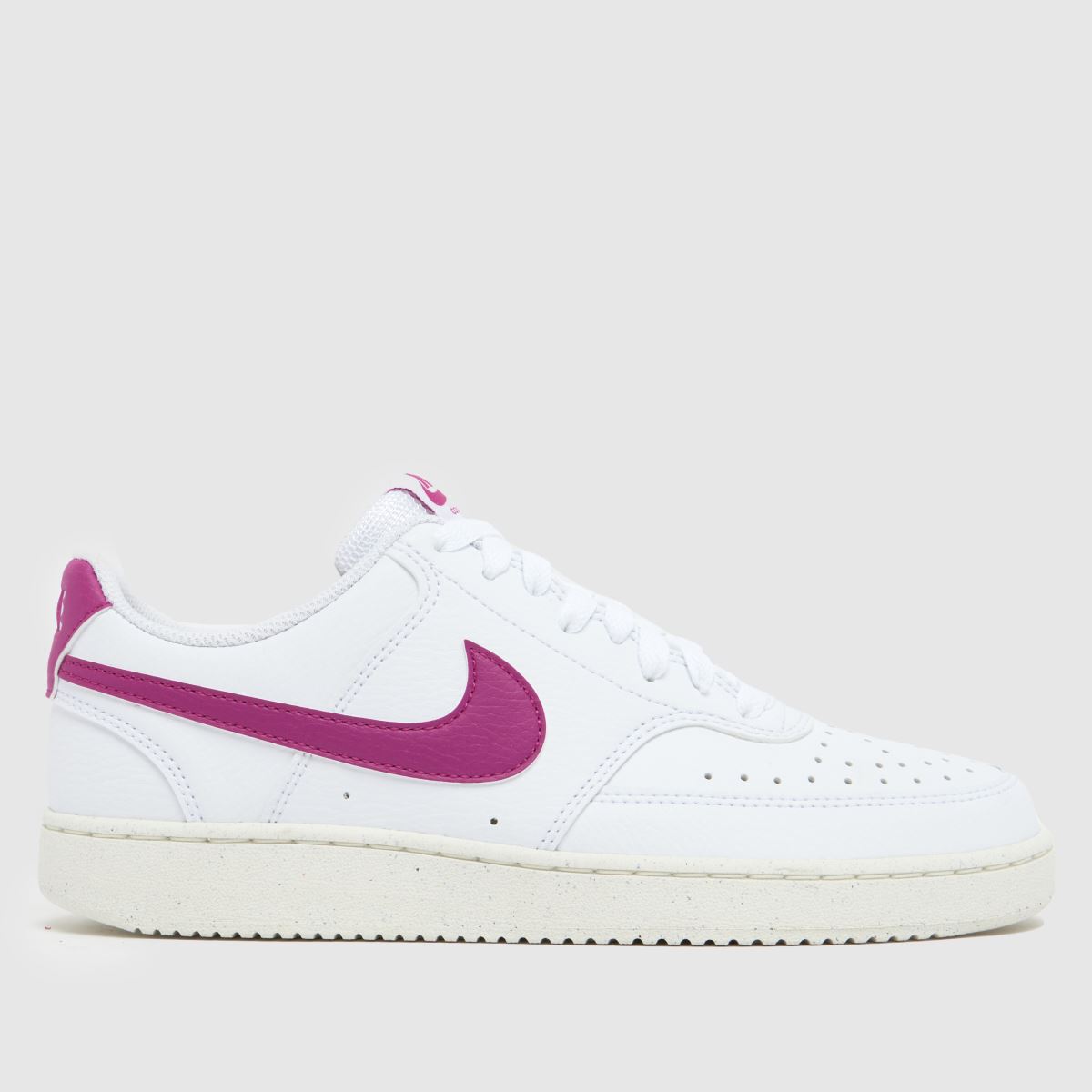 Nike  Court Vision in White & Purple Nike  Court Vision in White & Purple