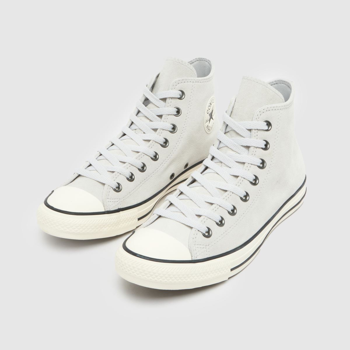 Converse  All Star Hi in Light Grey Converse  All Star Hi in Light Grey