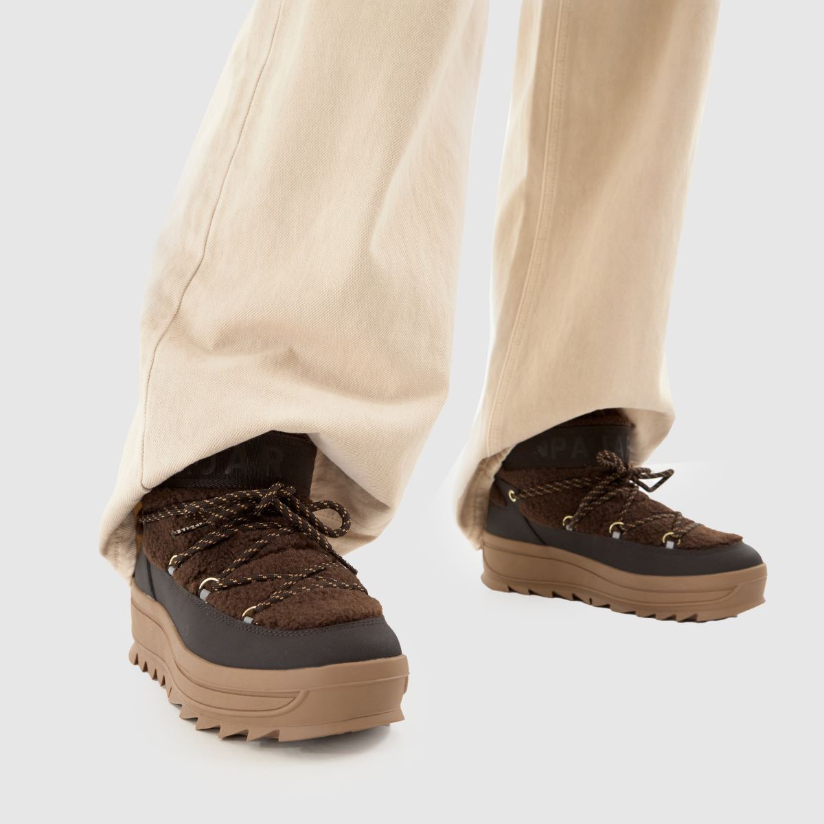 PAJAR  Galaxy Mini Sherpa Snow in Dark Brown PAJAR  Galaxy Mini Sherpa Snow in Dark Brown