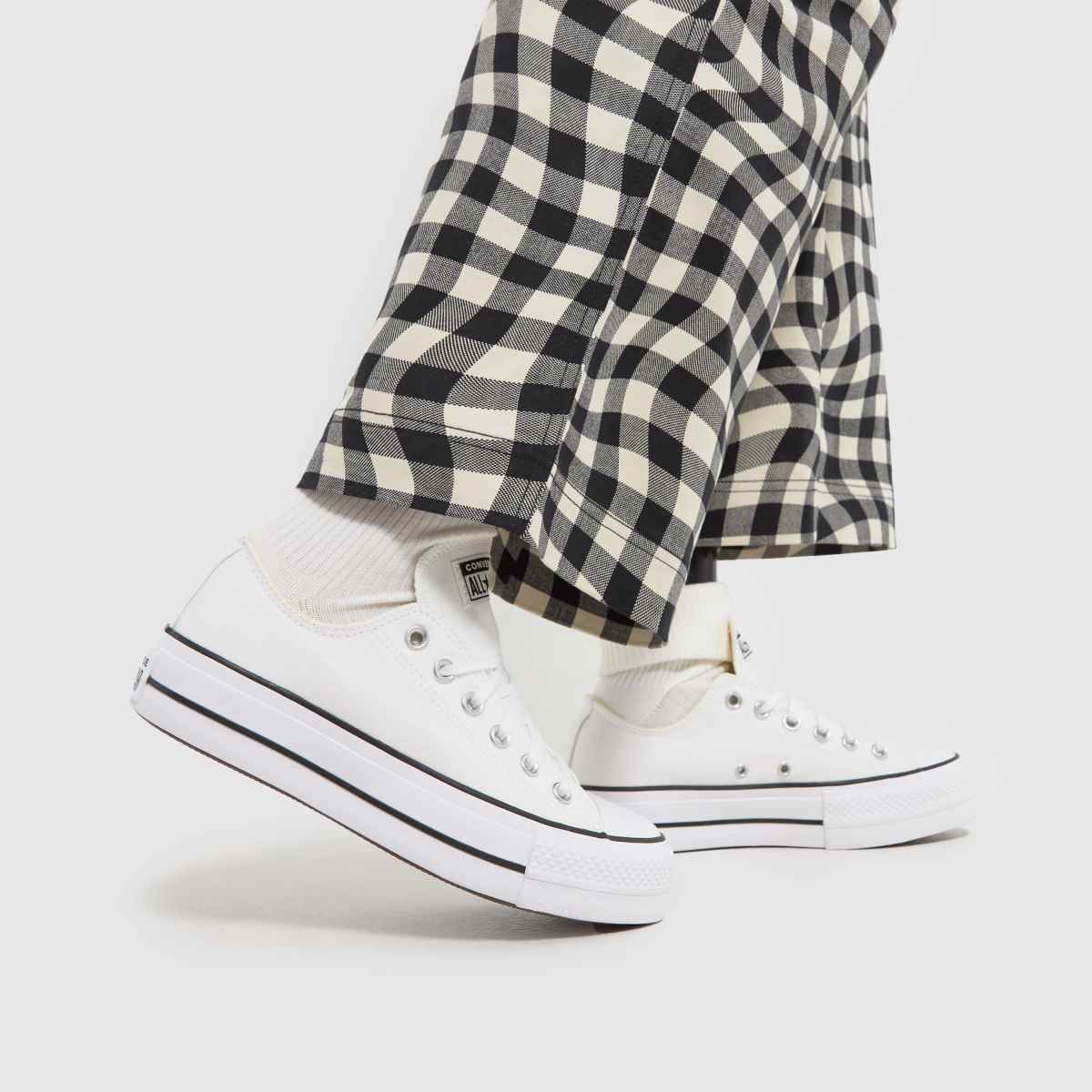 Converse  All Star Lift Ox in White Converse  All Star Lift Ox in White