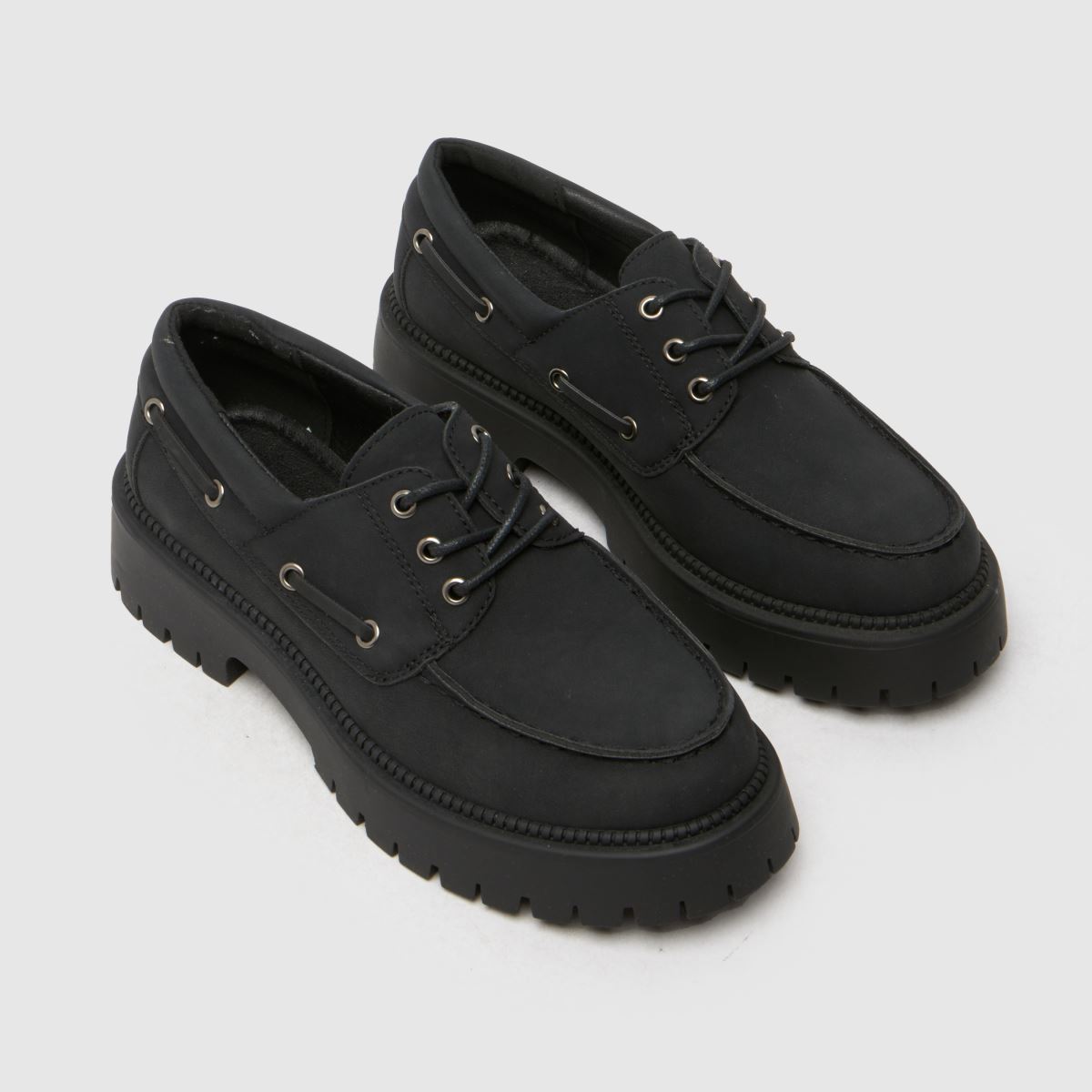 schuh  Lowen Boat in Black schuh  Lowen Boat in Black
