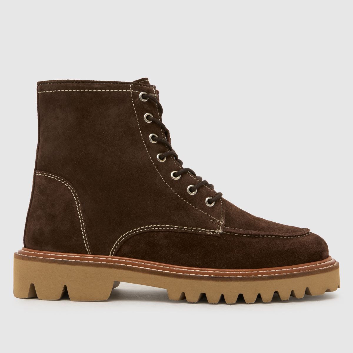 schuh  Corrine Suede Moc Toe in Brown schuh  Corrine Suede Moc Toe in Brown