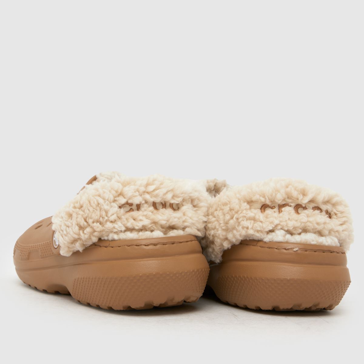 Crocs  Classic Fleece Lined Clog in Brown Crocs  Classic Fleece Lined Clog in Brown
