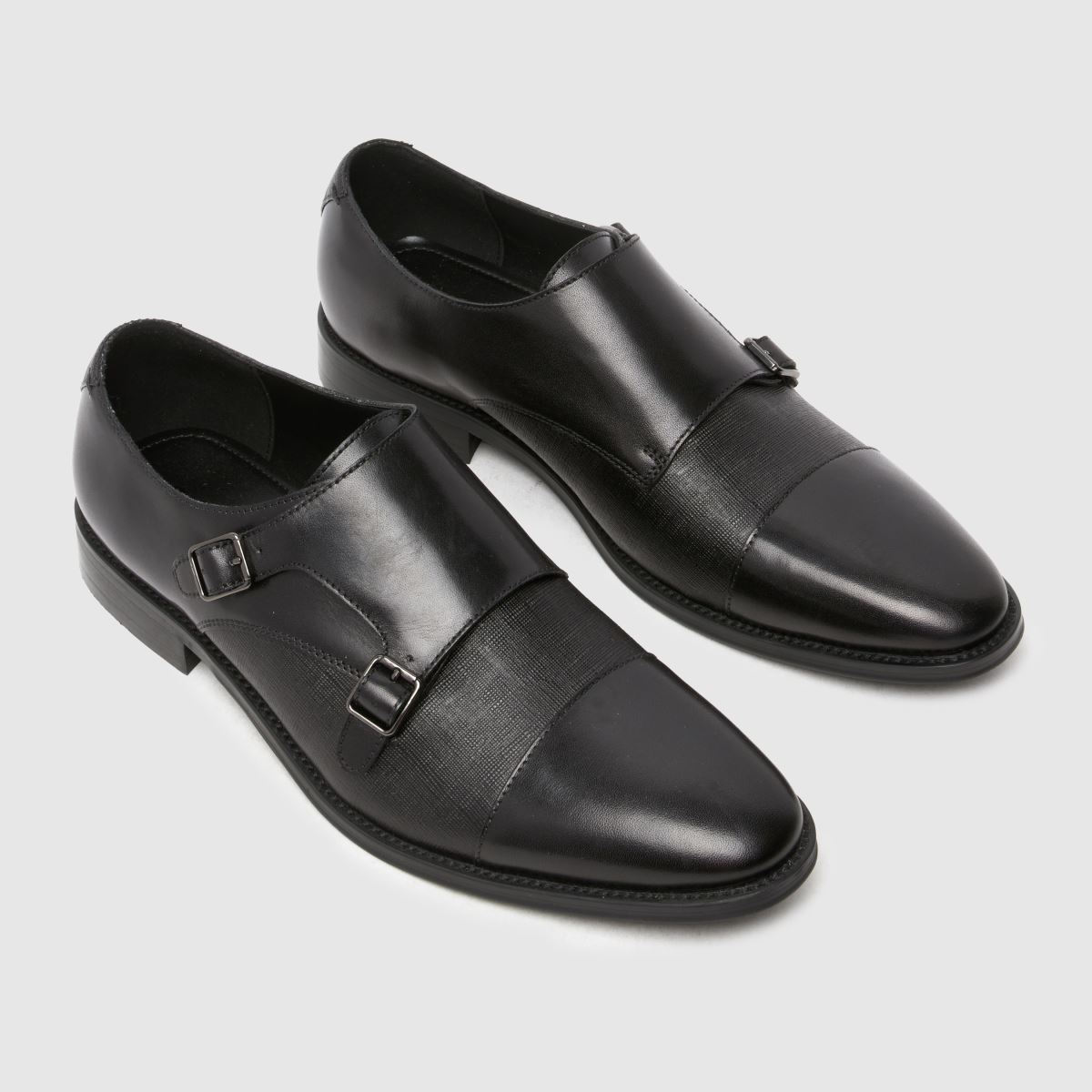 schuh  Rocky Leather Monk in Black schuh  Rocky Leather Monk in Black