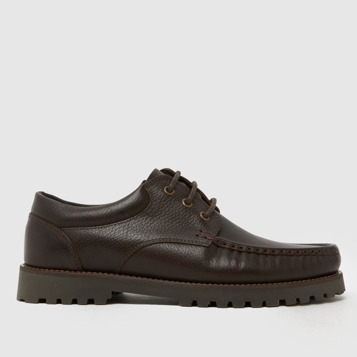schuh  Penn Leather Boat in Dark Brown schuh  Penn Leather Boat in Dark Brown