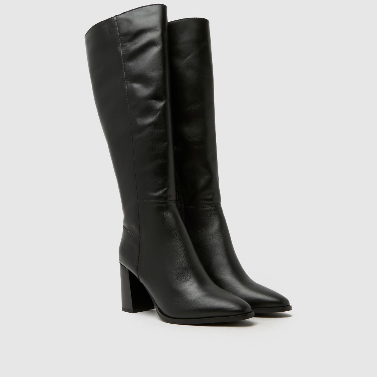 schuh  Dami Leather Knee in Black schuh  Dami Leather Knee in Black