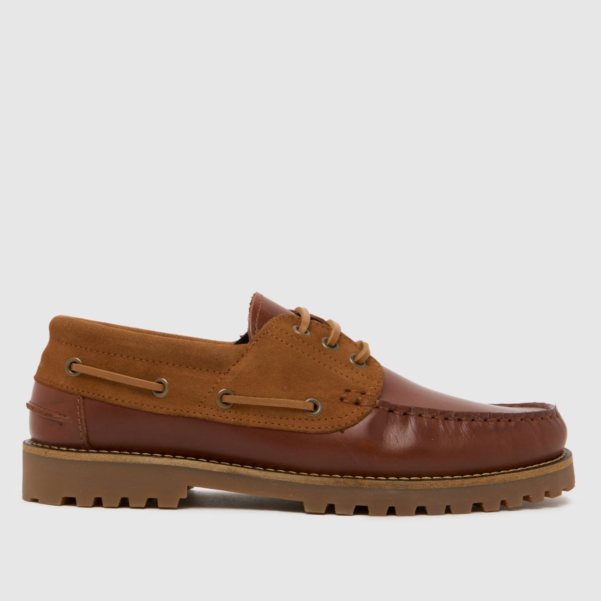 schuh  Princeton Leather Boat in Tan schuh  Princeton Leather Boat in Tan