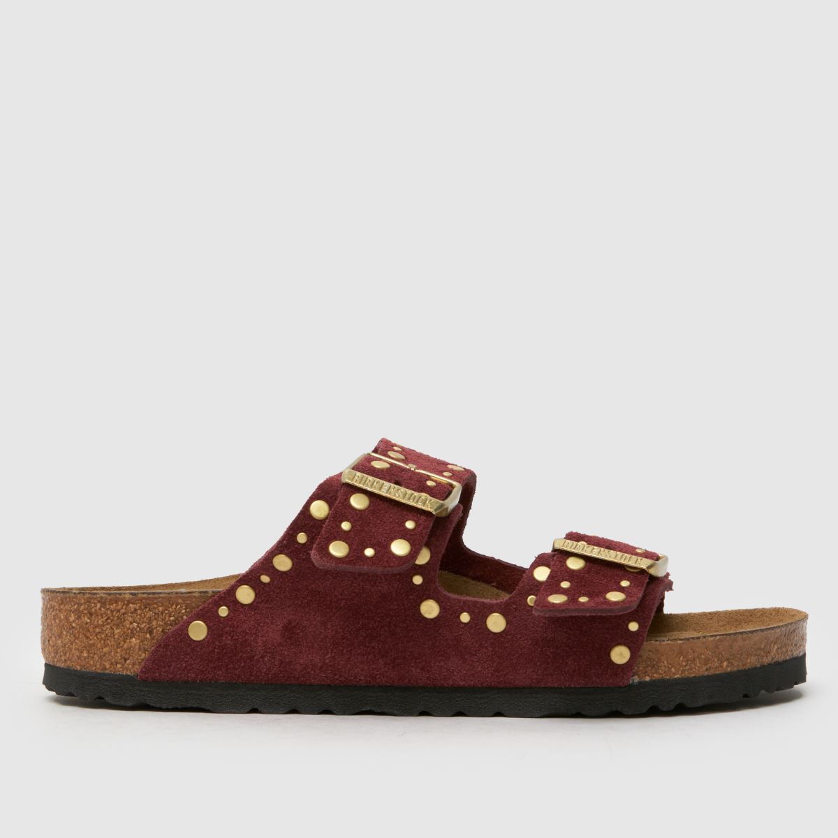 BIRKENSTOCK  Arizona Rivet in Burgundy BIRKENSTOCK  Arizona Rivet in Burgundy