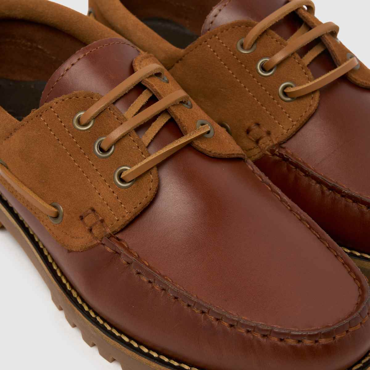 schuh  Princeton Leather Boat in Tan schuh  Princeton Leather Boat in Tan