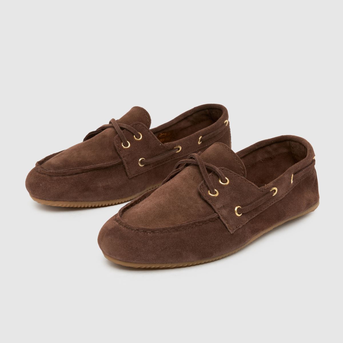 schuh  Lyanna Moccasin Boat in Brown schuh  Lyanna Moccasin Boat in Brown