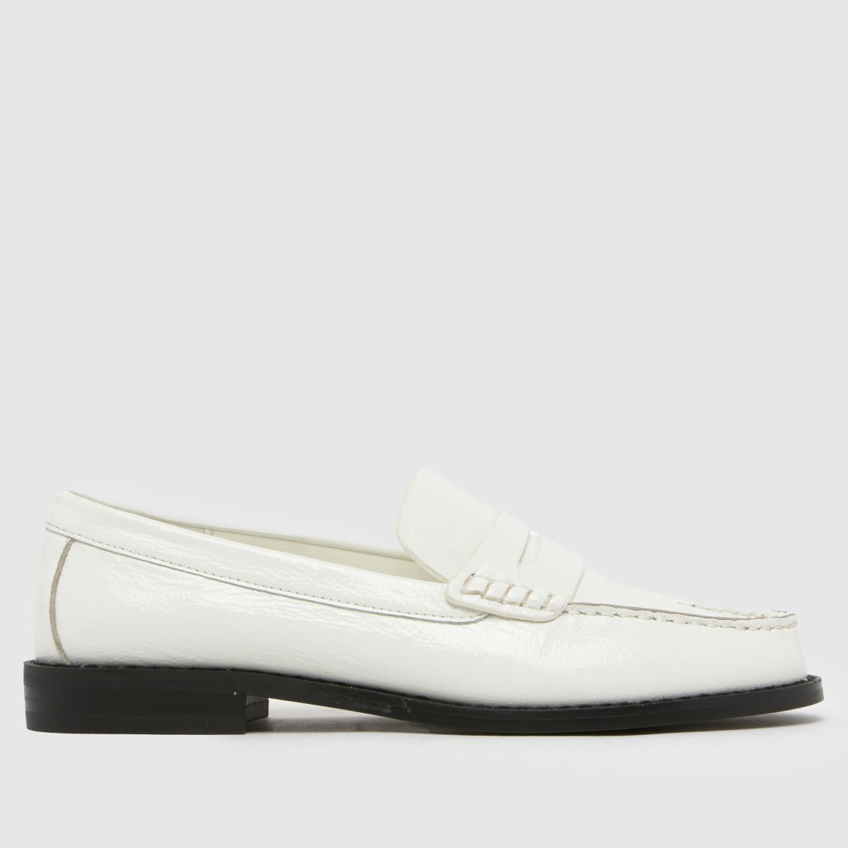 schuh  Lillian Penny Loafer in Off-White schuh  Lillian Penny Loafer in Off-White