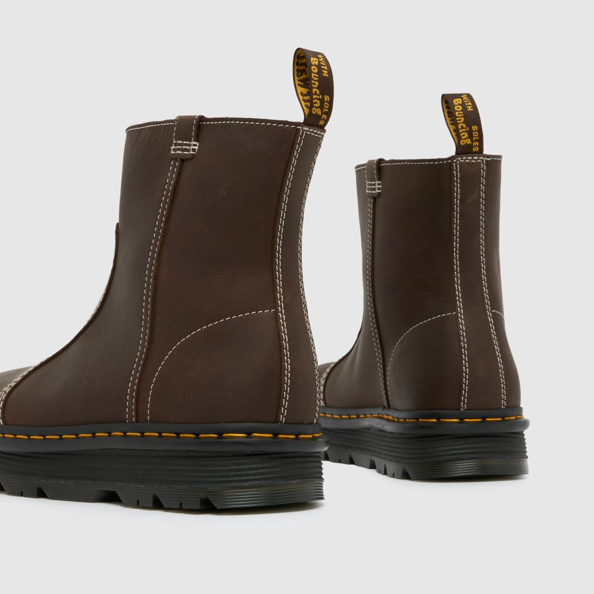 Dr Martens  Zebzag Rigger in Dark Brown Dr Martens  Zebzag Rigger in Dark Brown
