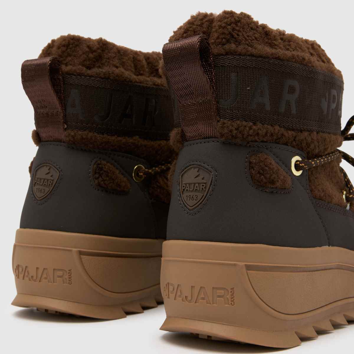 PAJAR  Galaxy Mini Sherpa Snow in Dark Brown PAJAR  Galaxy Mini Sherpa Snow in Dark Brown
