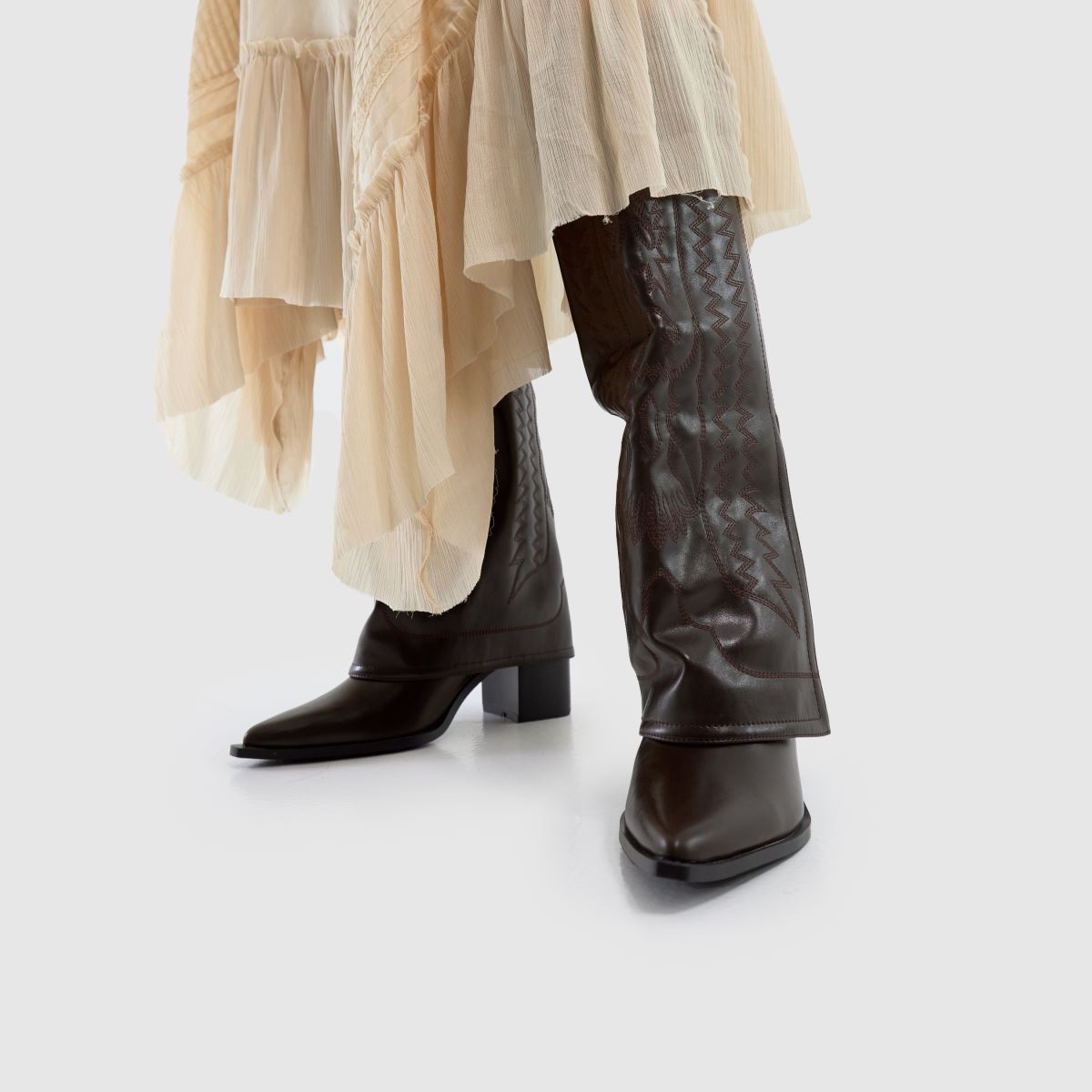 SIMMI  Liston Western in Brown SIMMI  Liston Western in Brown