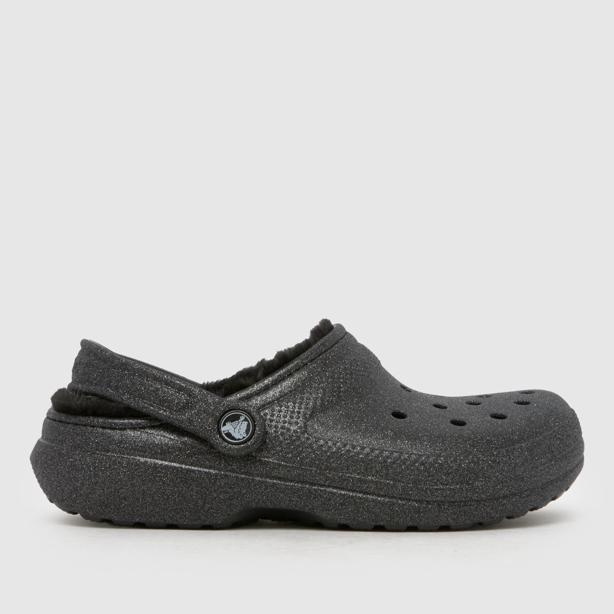 Crocs  Classic Fuzz Lined Clog in Black Crocs  Classic Fuzz Lined Clog in Black
