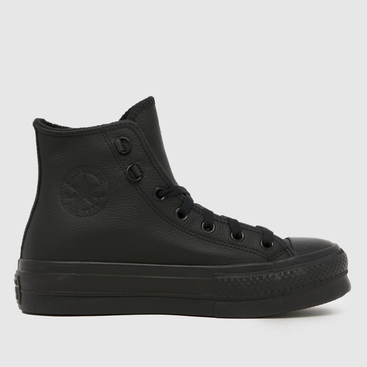 Converse  All Star Lift Hi in Black Converse  All Star Lift Hi in Black