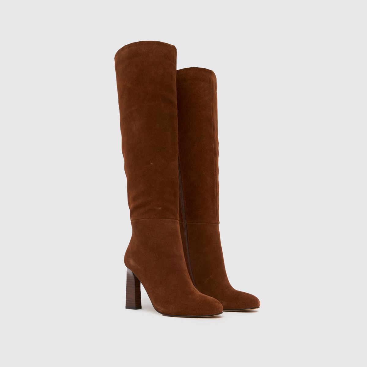 schuh  Draya Suede Knee High in Brown schuh  Draya Suede Knee High in Brown