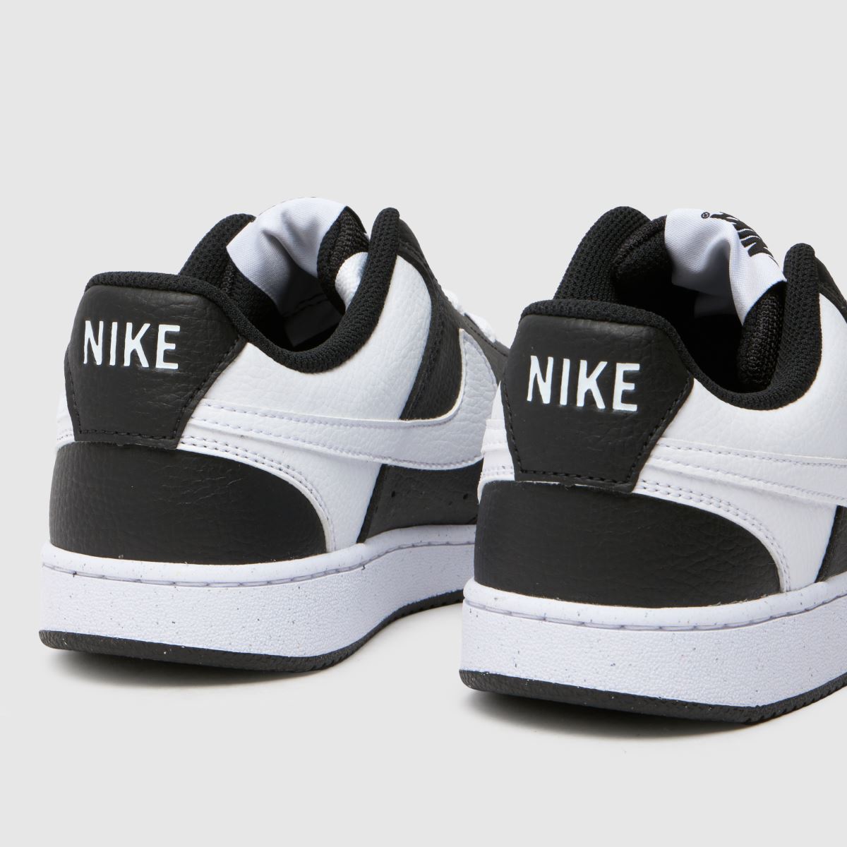 Nike  Court Vision Low in Black & White Nike  Court Vision Low in Black & White