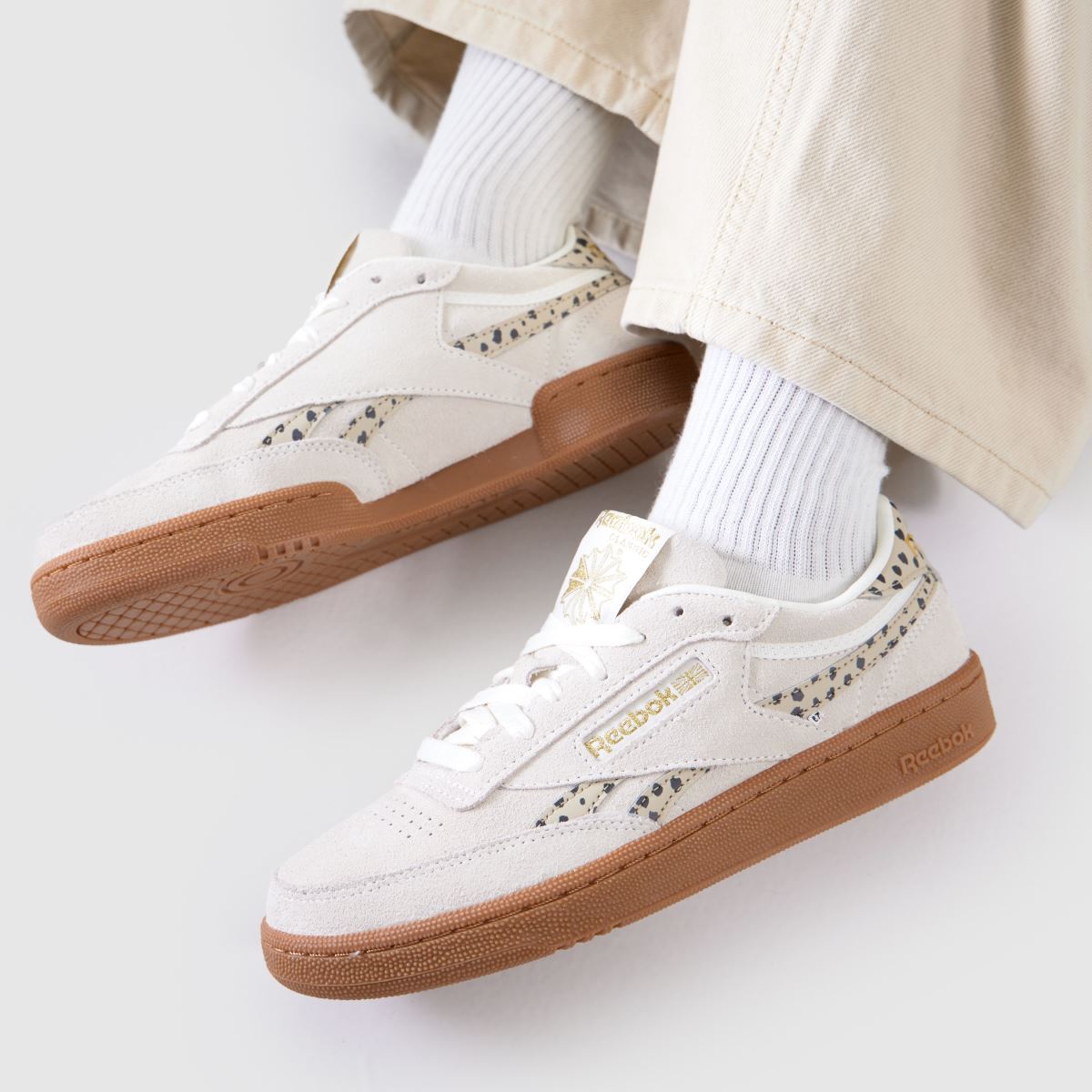 Reebok  Club C Revenge in White Multi Reebok  Club C Revenge in White Multi