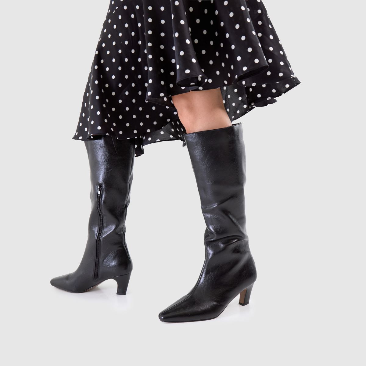 schuh  Delia Knee High in Black schuh  Delia Knee High in Black