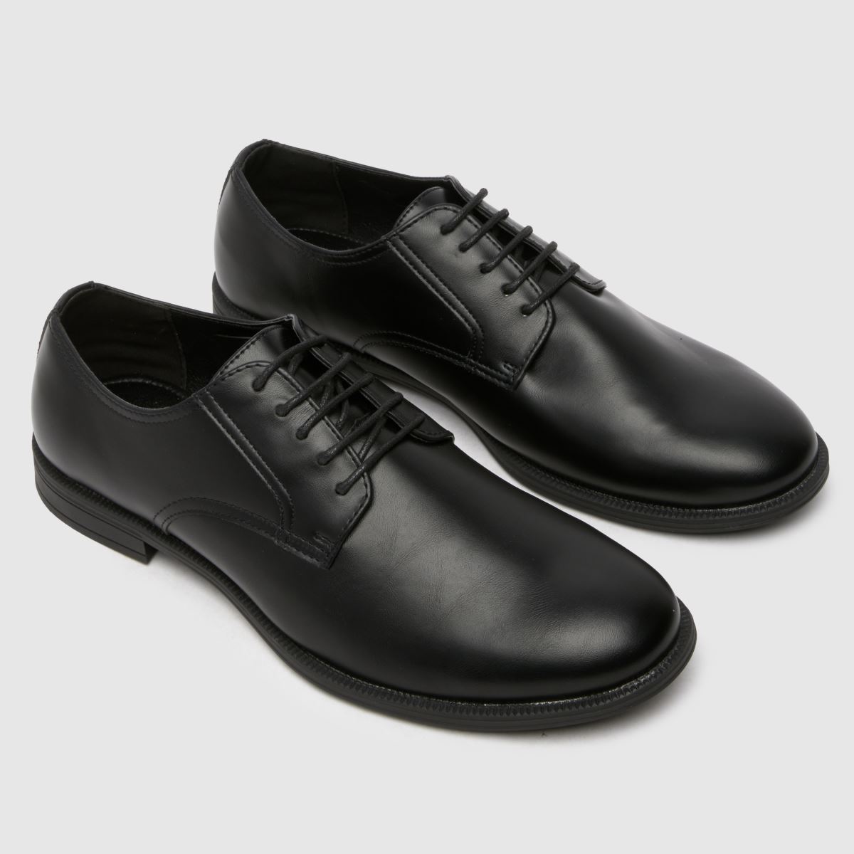 schuh  Wide Fit Malcolm Derby in Black schuh  Wide Fit Malcolm Derby in Black