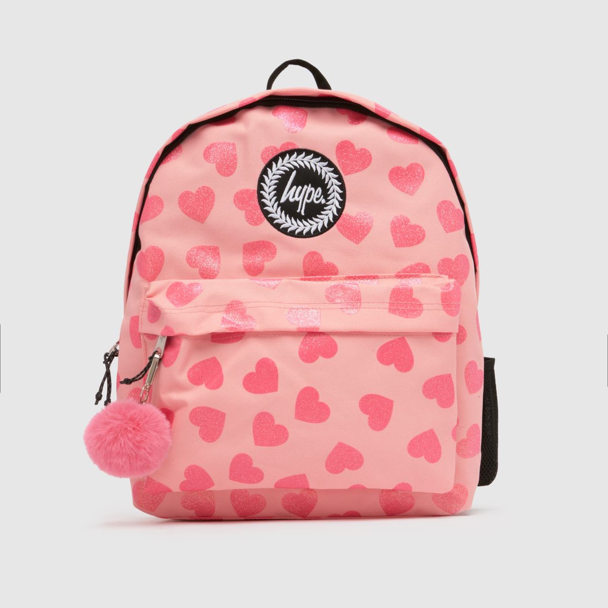 Hype  Glitter Heart Backpack in Pink Hype  Glitter Heart Backpack in Pink