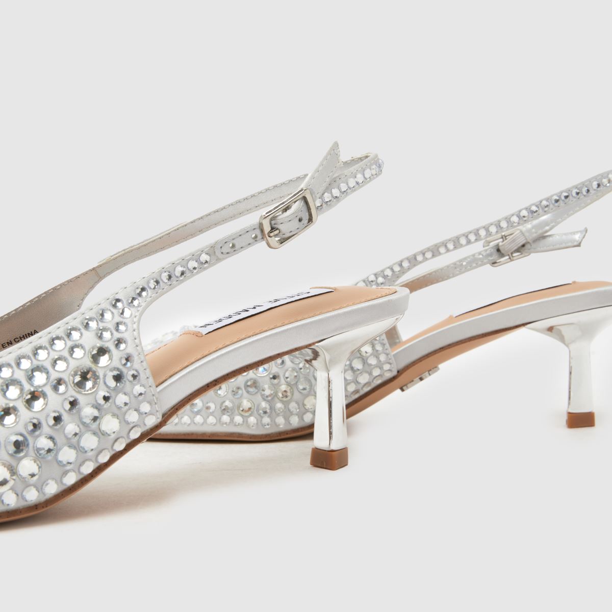 Steve Madden  Korra Bling Slingback in Silver Steve Madden  Korra Bling Slingback in Silver
