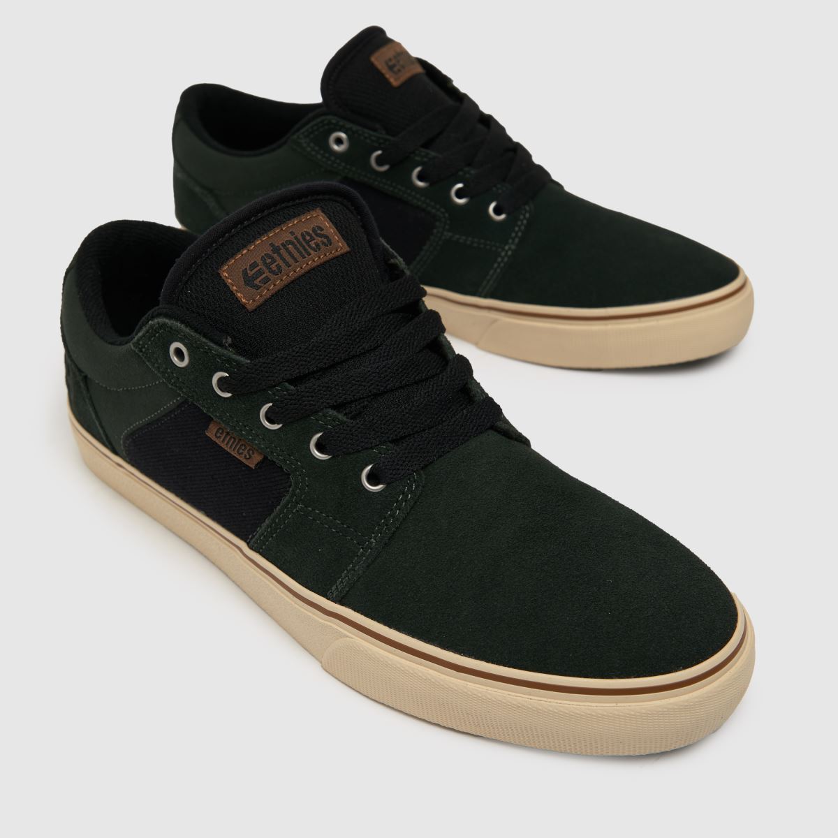 Etnies  Barge Ls in Dark Green Etnies  Barge Ls in Dark Green