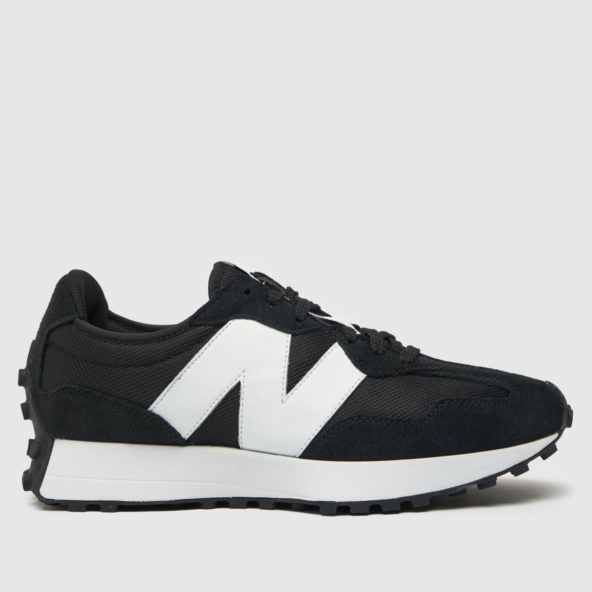 New Balance  327 in Black & White New Balance  327 in Black & White