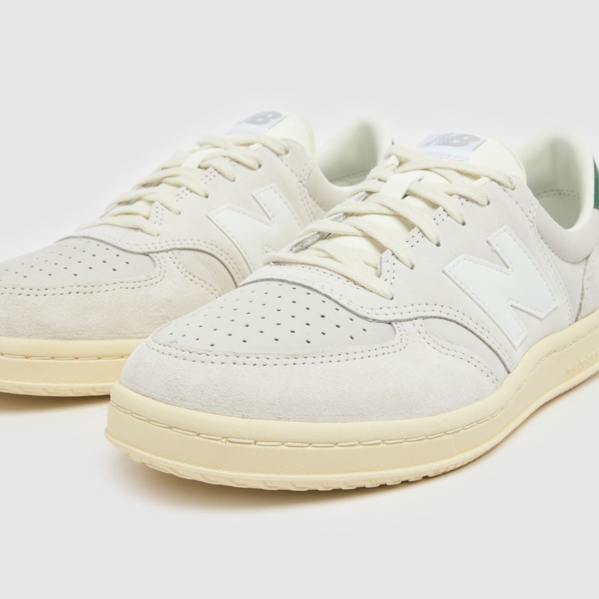 New Balance  T500 in White & Green New Balance  T500 in White & Green