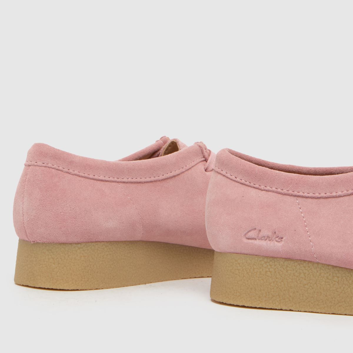Clarks  Wallabee Evo in Pale Pink Clarks  Wallabee Evo in Pale Pink