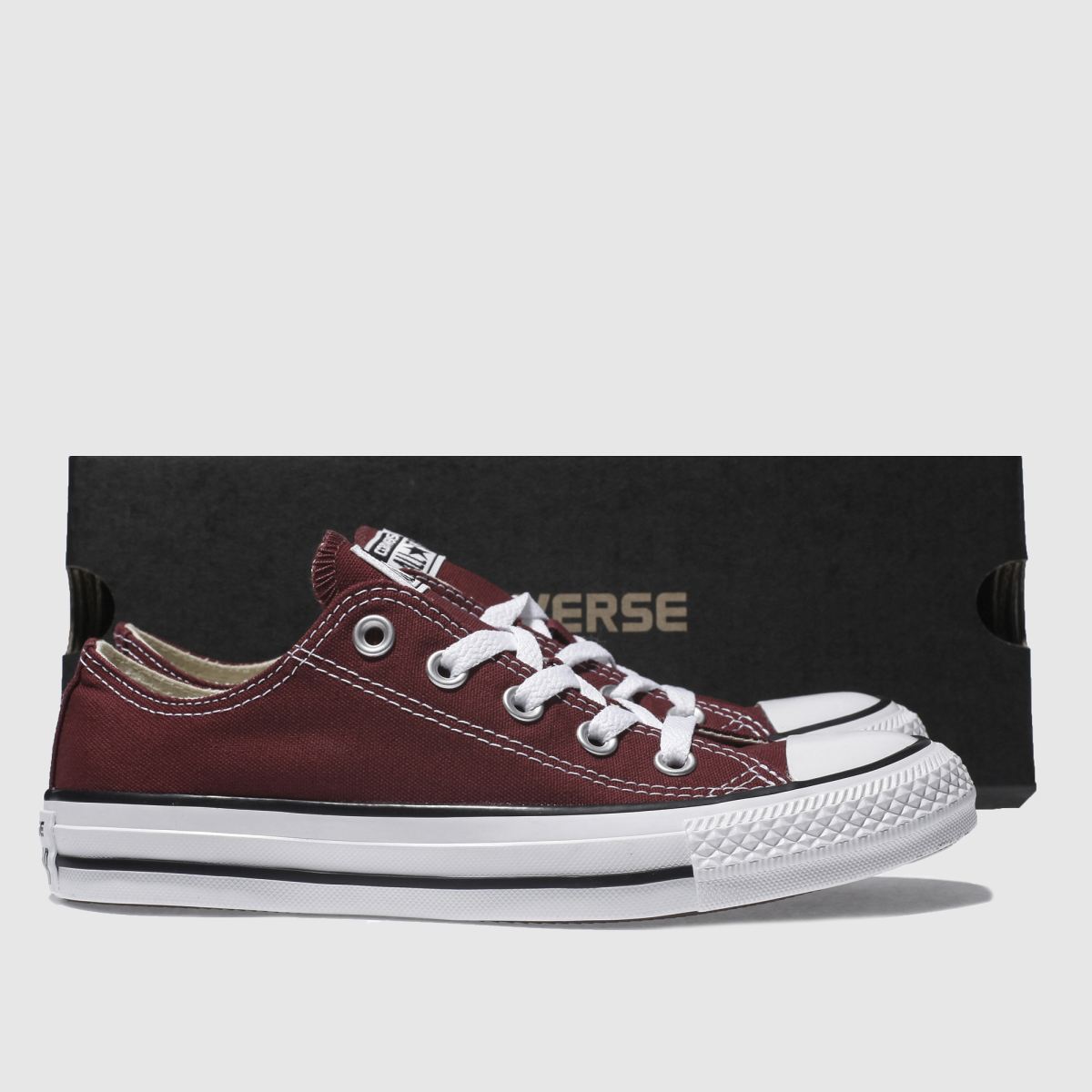 Converse  All Star Ox in Burgundy Converse  All Star Ox in Burgundy