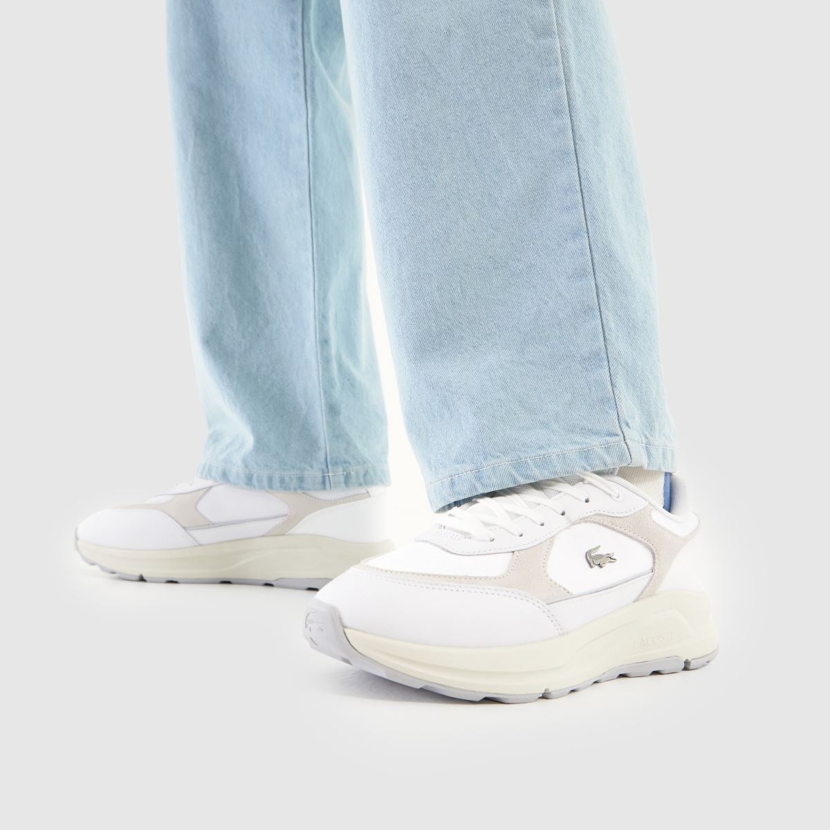 Lacoste  Run Set in White & Blue Lacoste  Run Set in White & Blue