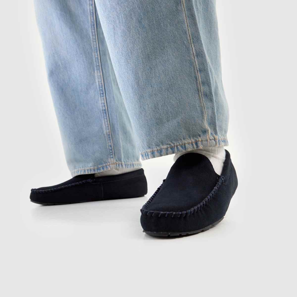 schuh  Sandro Suede Mocassin in Navy schuh  Sandro Suede Mocassin in Navy