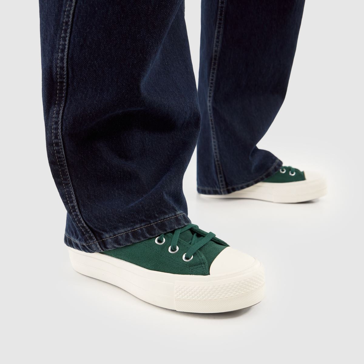 Converse  All Star Lift Ox in Green Converse  All Star Lift Ox in Green