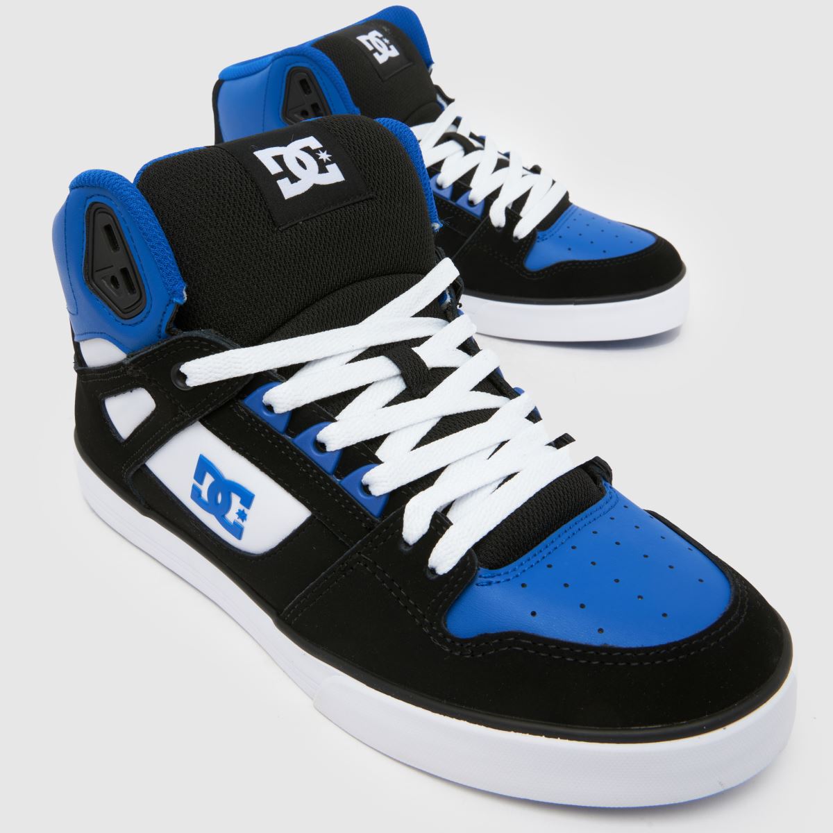 DC  Pure High Top WC in Black and blue DC  Pure High Top WC in Black and blue