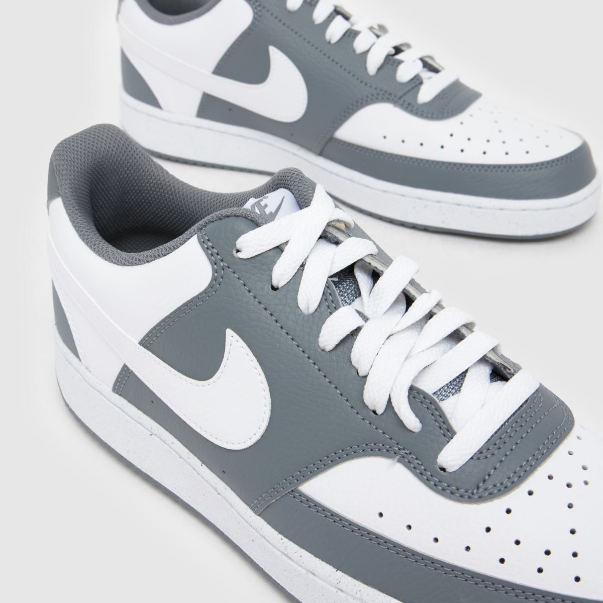 Nike  Court Vision in White & grey Nike  Court Vision in White & grey