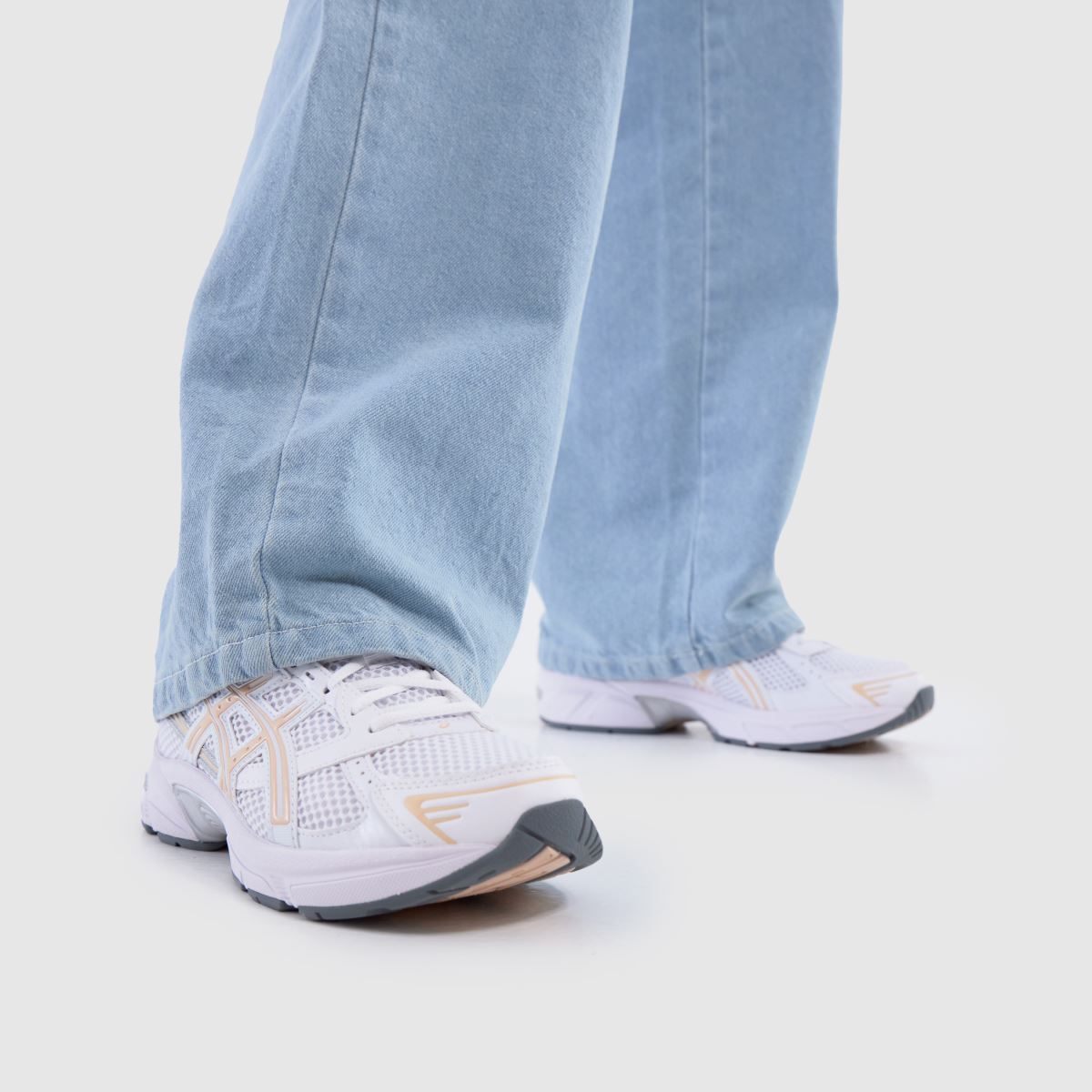 ASICS  Gel-1130 in White & Orange ASICS  Gel-1130 in White & Orange