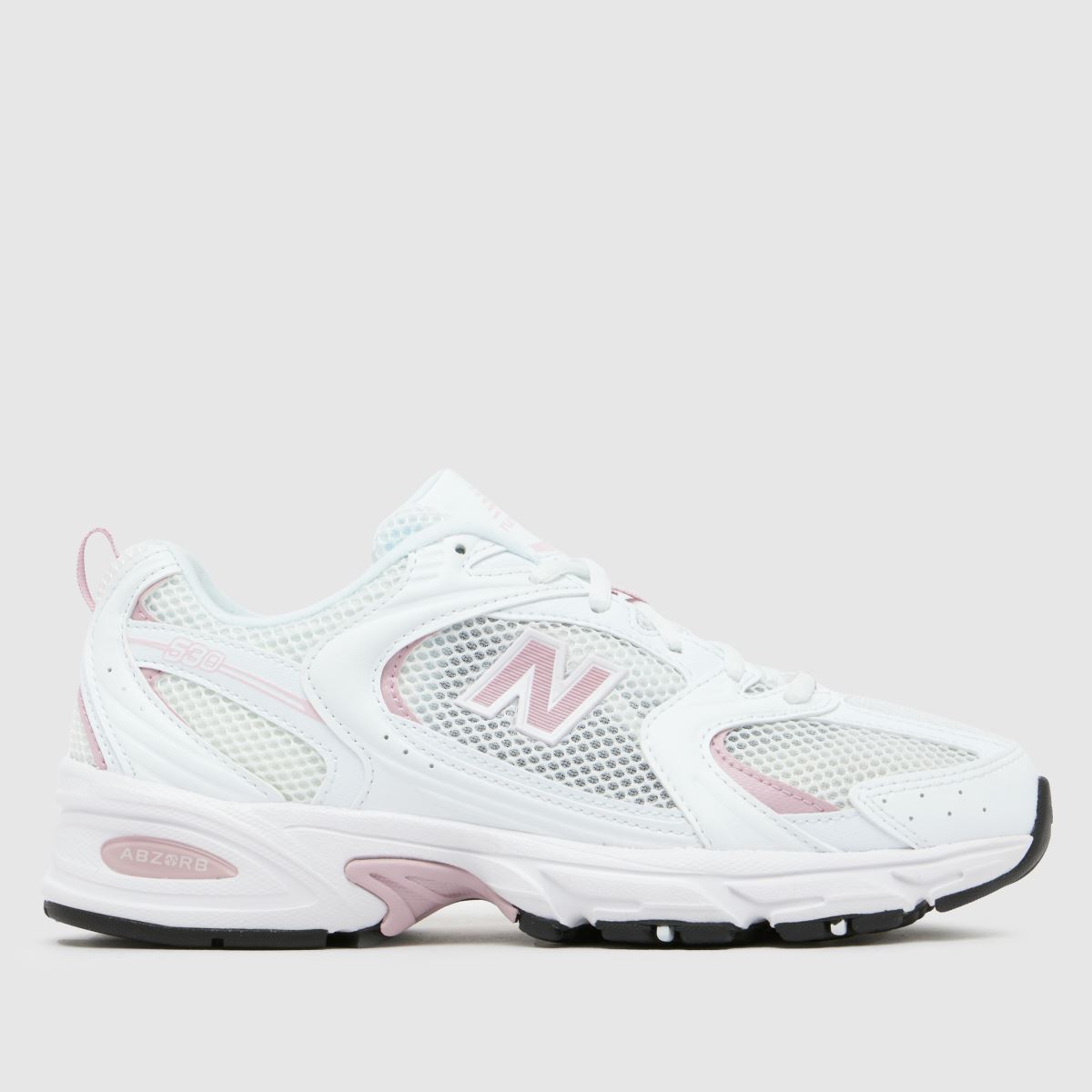 new balance  530 in White & Pink new balance  530 in White & Pink
