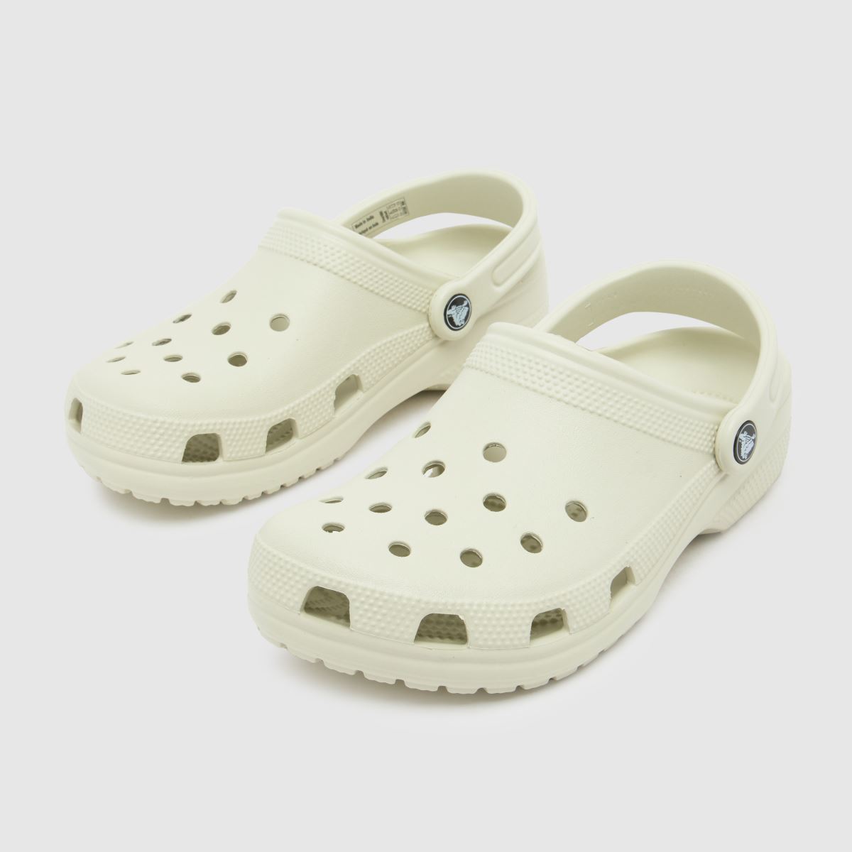 Crocs  Classic Clog in Off-White Crocs  Classic Clog in Off-White