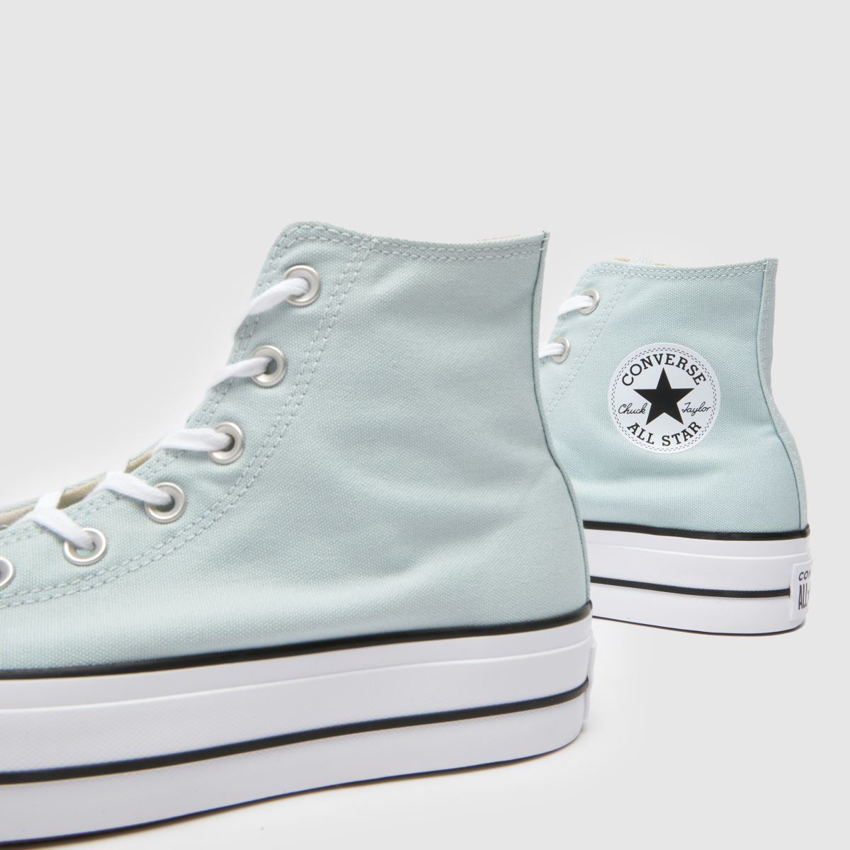 Converse  All Star Lift Hi in Pale Blue Converse  All Star Lift Hi in Pale Blue