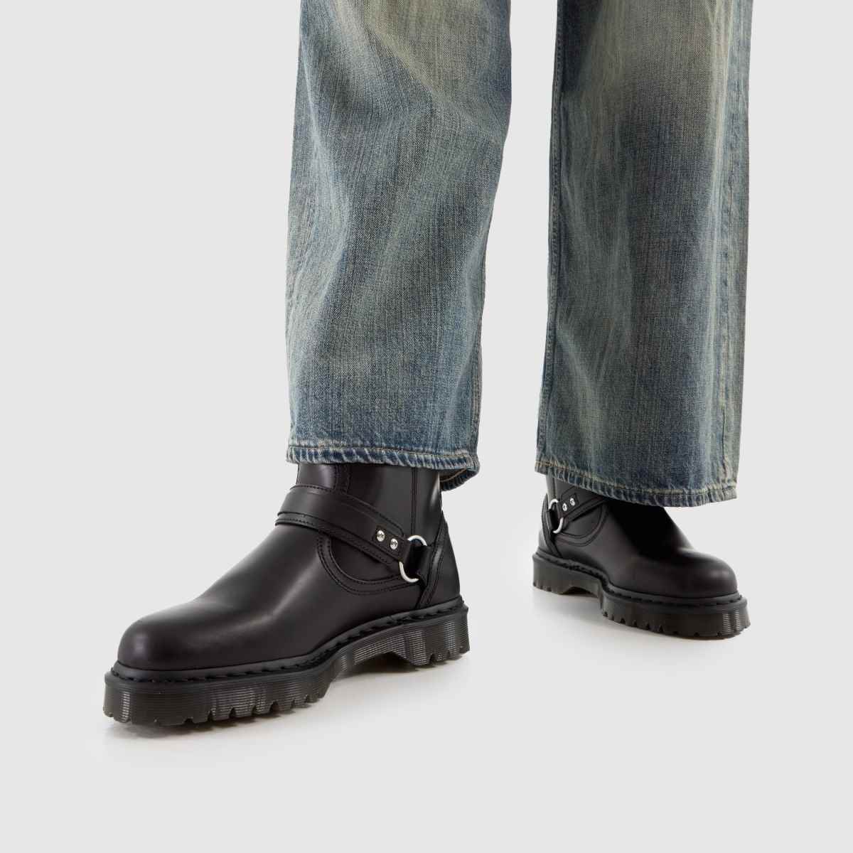 Dr Martens  Anistone Harness Ankle in Black Dr Martens  Anistone Harness Ankle in Black