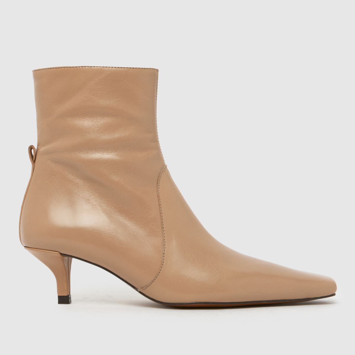 schuh  Bowden Leather Heeled in Natural schuh  Bowden Leather Heeled in Natural