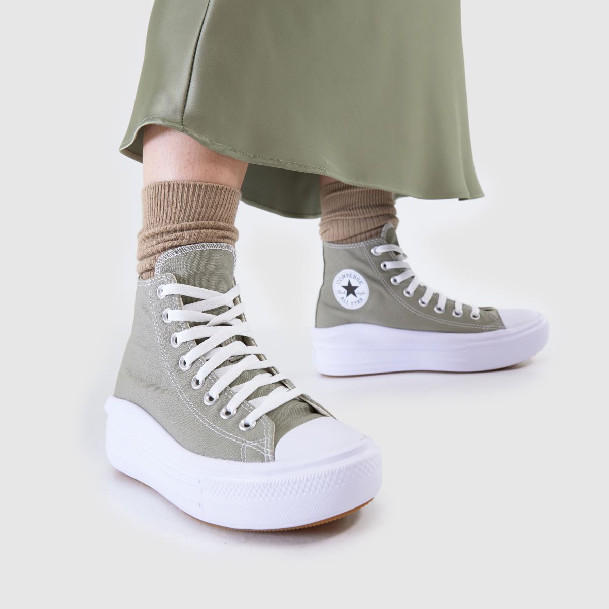 Converse  All Star Move in Khaki Converse  All Star Move in Khaki