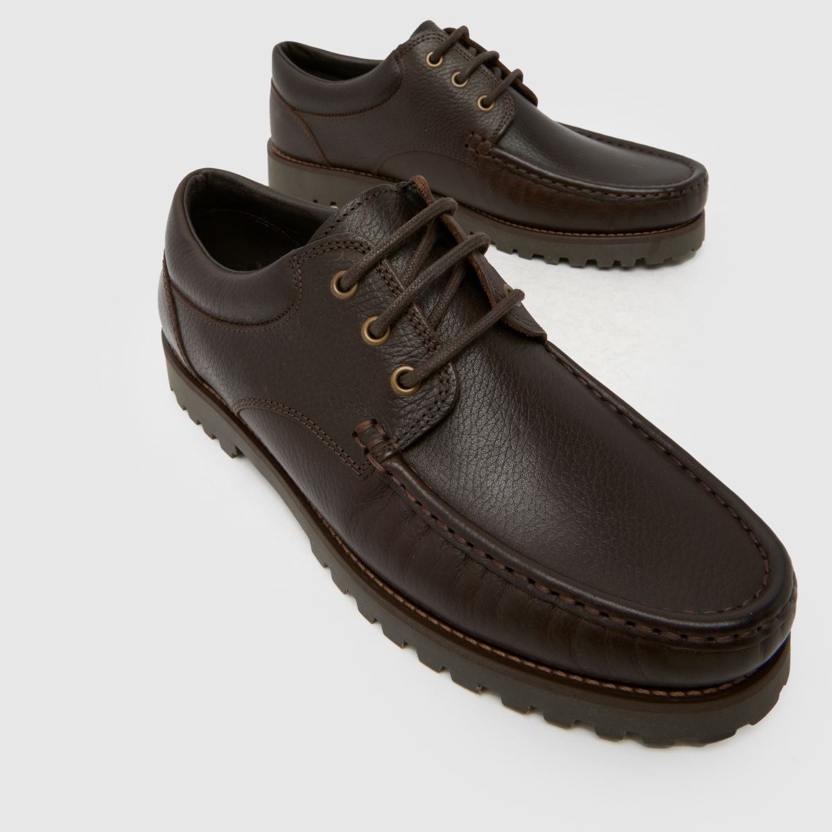 schuh  Penn Leather Boat in Dark Brown schuh  Penn Leather Boat in Dark Brown