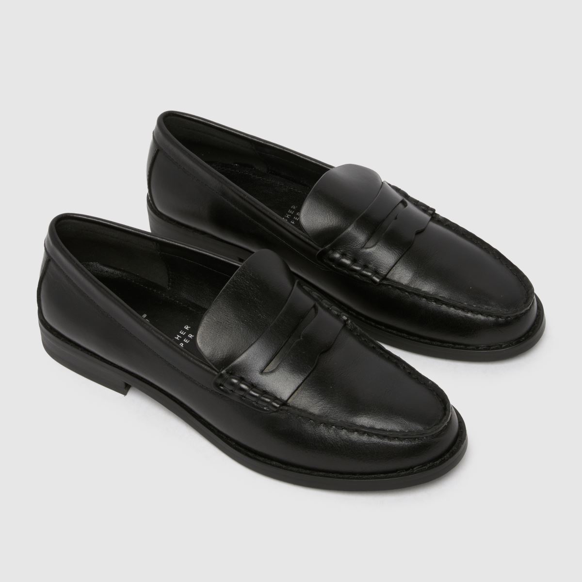 schuh  Lillian Penny Loafer in Black schuh  Lillian Penny Loafer in Black